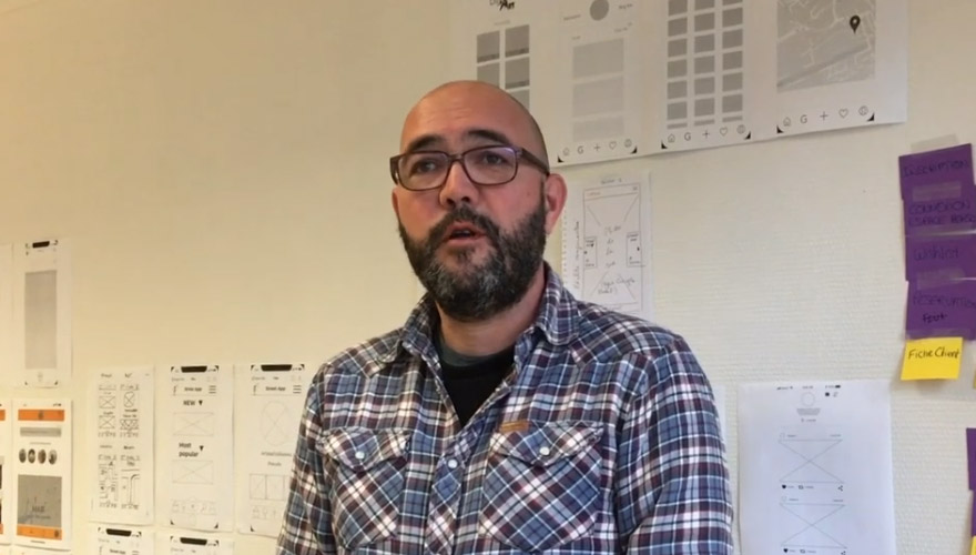Martin Masmontet, Graphiste indépendant et intervenant auprès des étudiants Bachelor Web Design d'Excelia Digital Communication School