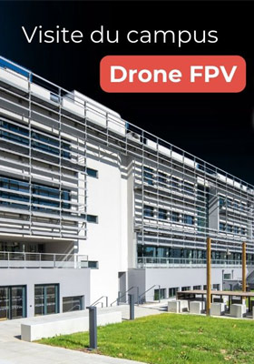 Découvrez le campus de Paris en drone FPV