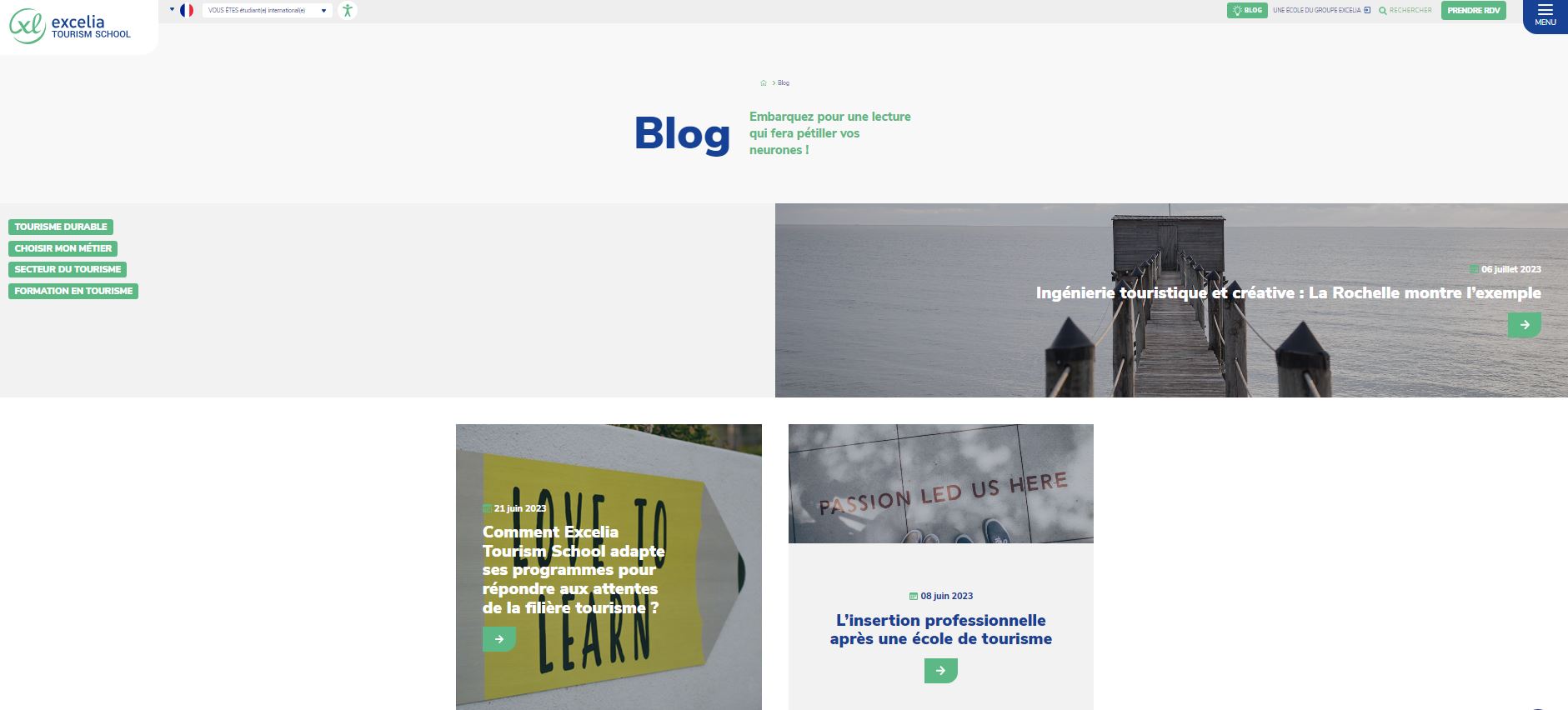 blog excelia tourisme 