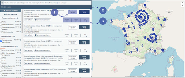informations formations parcoursup