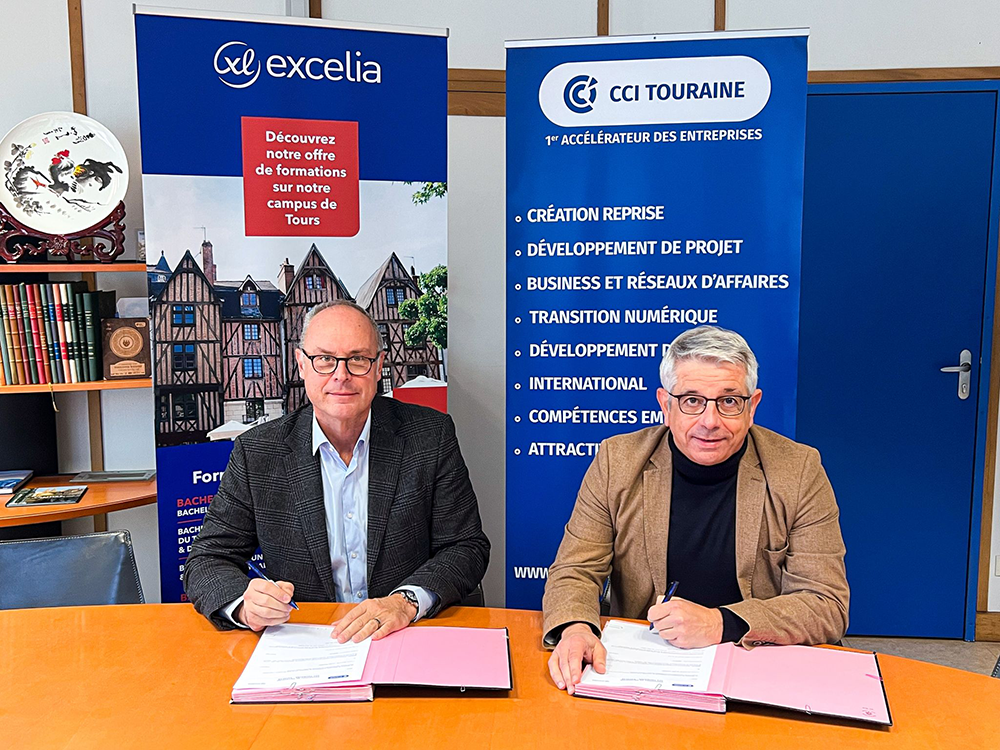 partenariat Excelia et la CCI Touraine
