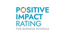 Positive impact rating logo Excelia 