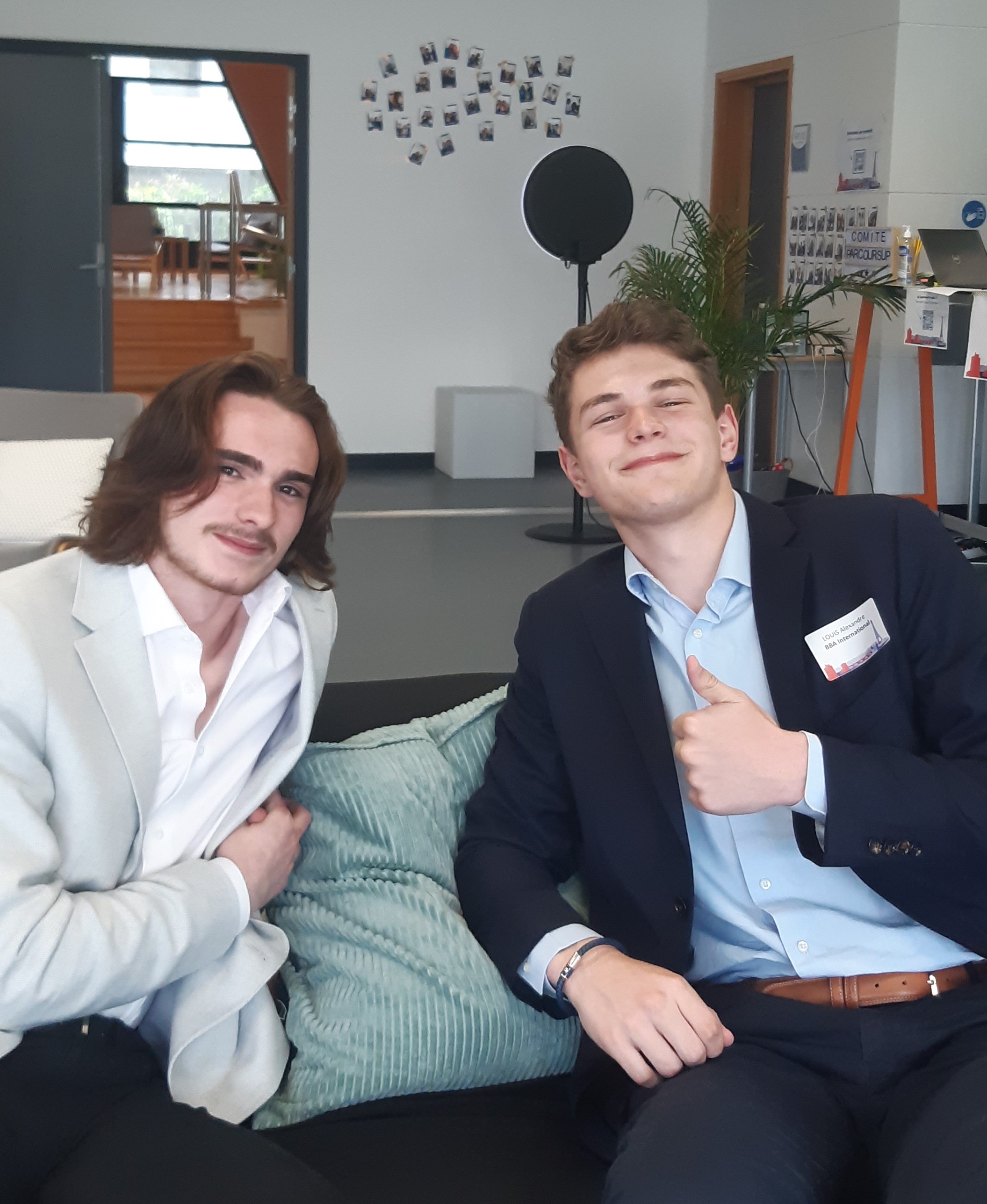 Toine et Alexandre candidats Excelia