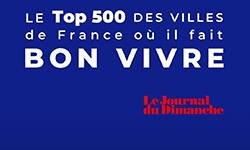 Top 500 des villes où il fait bon vivre en France