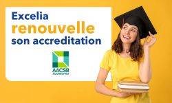 Excelia renouvelle son accréditation AACSB