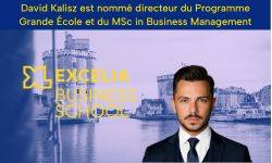 David Kalisz est nommé directeur du Programme Grande École et du MSc in Business Management d’Excelia Business School