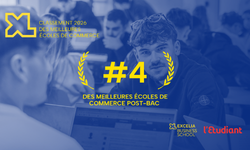 Excelia Business School 4ème au classement 2026 L’Étudiant
