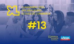 Excelia, 13ème meilleure école de commerce en France