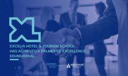 4 Palmes Eduniversal pour Excelia Hotel & Tourism School