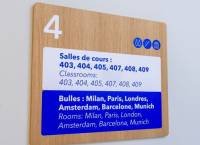 Signalétique campus Tours